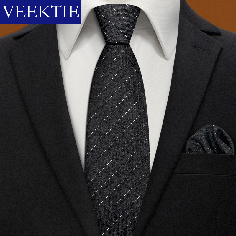 Mens Grooming Brand - VEEKTIE Merk Effen Kleur Formele Zakelijke