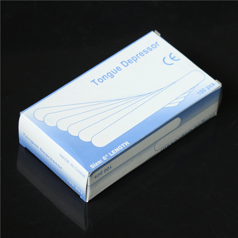 Hair Wax Stick - 100 stuks houten tongspatels voor ontharing,