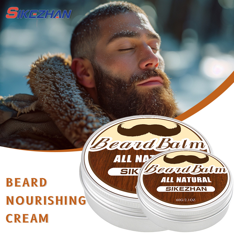 Aftershave Balm Mens - Natuurlijke Baardbalsem Wax Baardgroeiolie voor Mannen