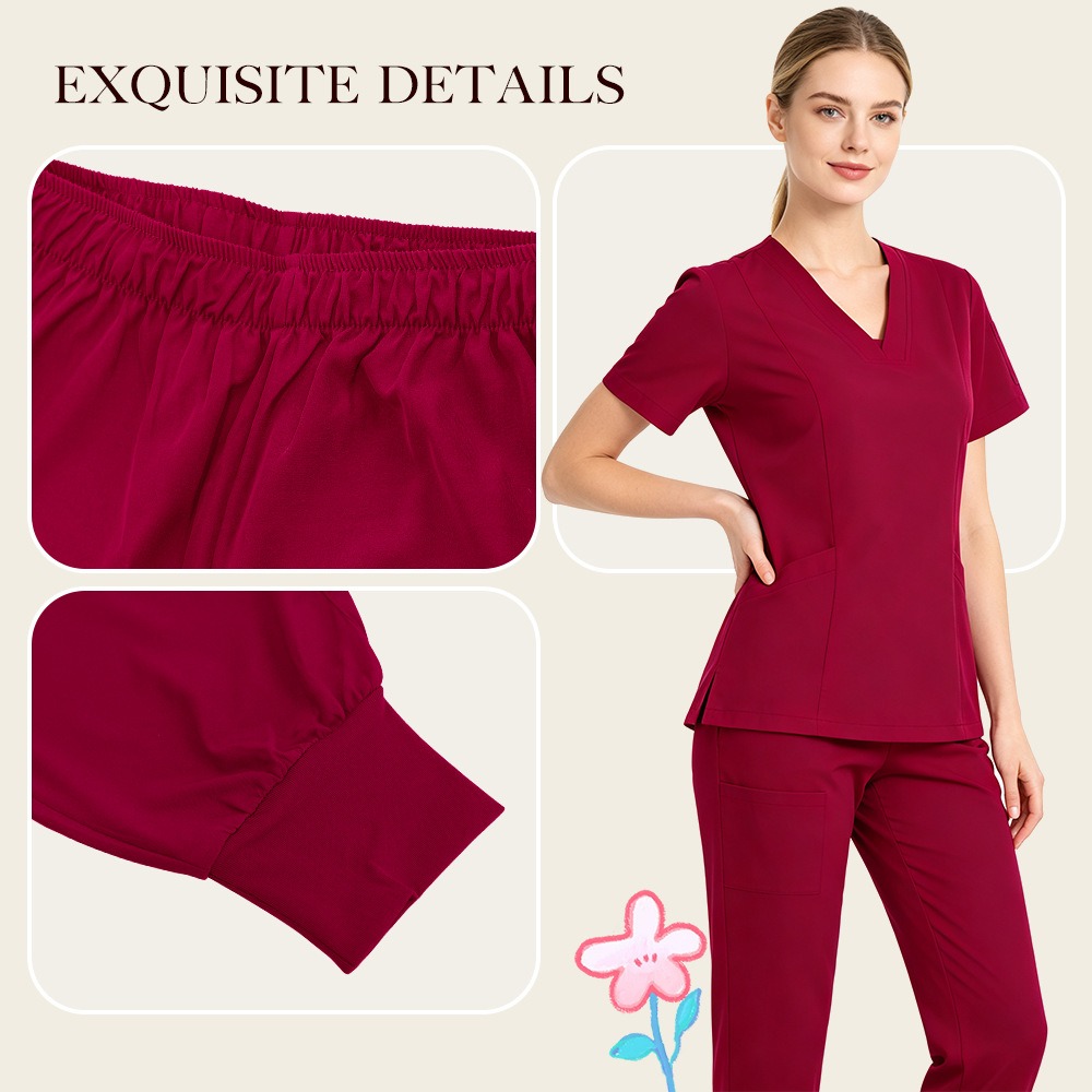 Men'S Grooming Room - Verpleegstersuniform, sneldrogend, werkuniform voor dierenverzorging, dokterskleding,