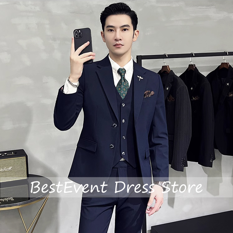 Mens Grooming Brand - High-end merkboetiek effen kleur heren casual