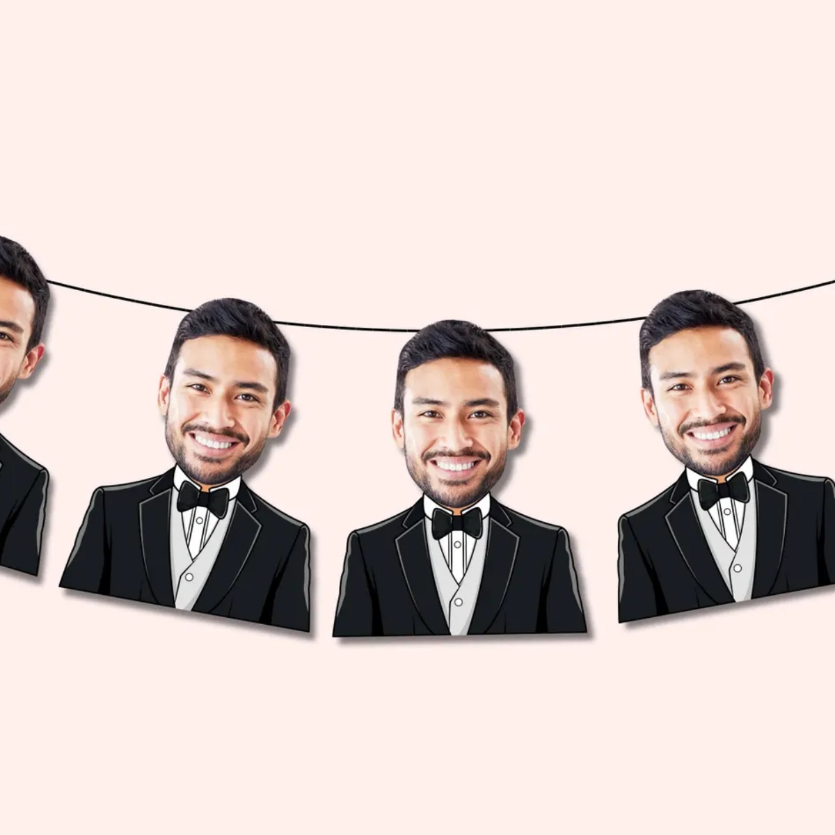 Men'S Grooming For Engagement - Bruidegom Gezichtsbanner | Vrijgezellenfeestdecoratie | Decoraties