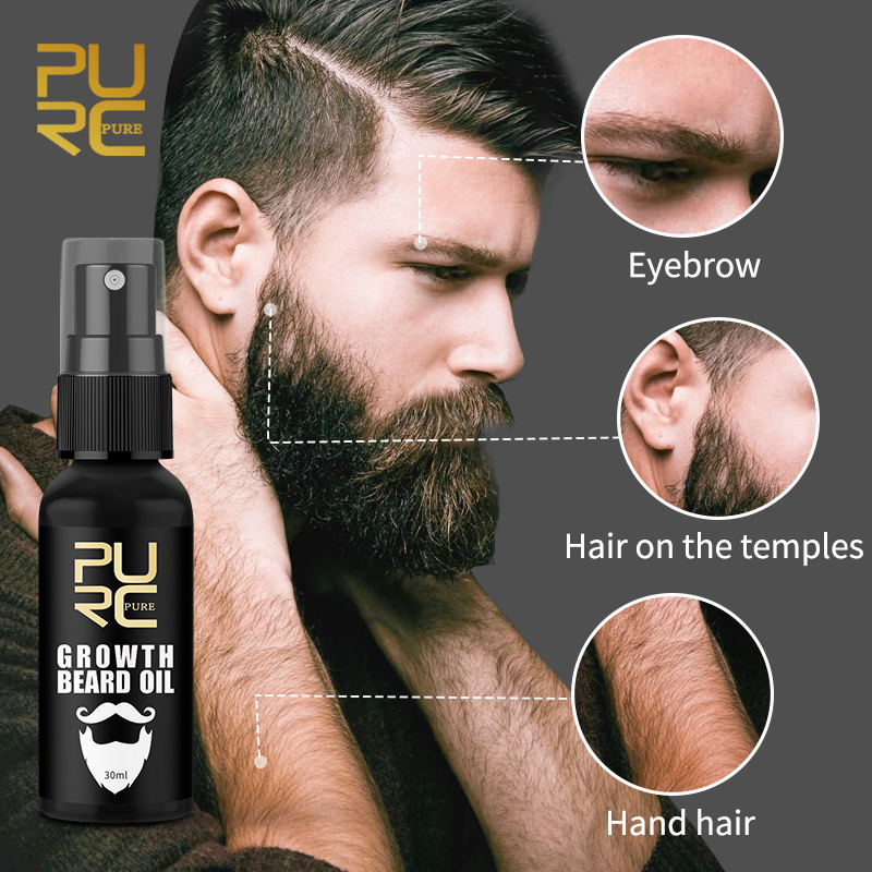PURC Baardgroeiolie voor manne - Men'S Grooming Products recensie en prijs