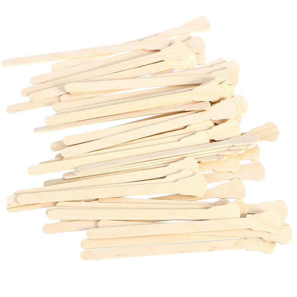 500 stuks houten waxspatels, w - Hair Wax Stick recensie en prijs