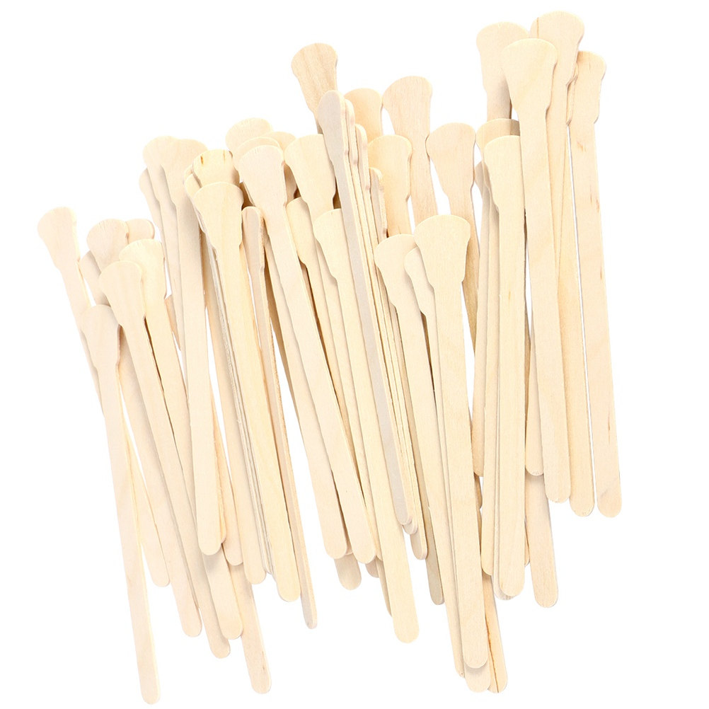 500 stuks houten waxspatels, w - Hair Wax Stick recensie en prijs