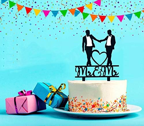 Mr & Mr Cake Topper, zwart acr - Men'S Grooming For Engagement recensie en prijs