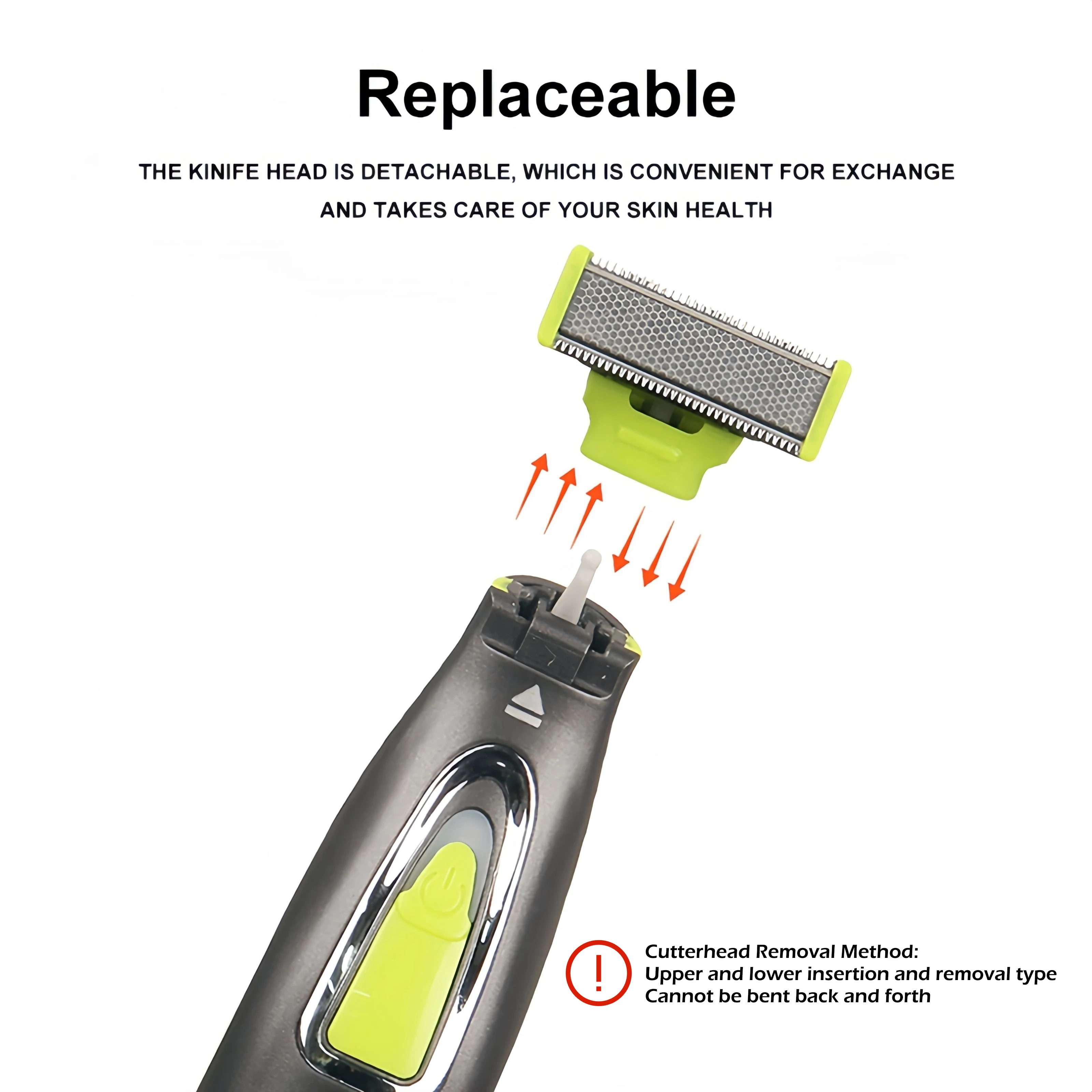 Draagbare USB-oplaadbare elekt - Men Grooming Armpit Hair recensie en prijs