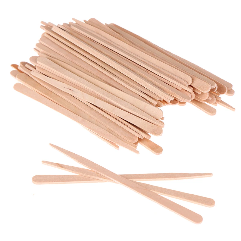 50/100 stuks houten lichaamson - Hair Wax Stick recensie en prijs