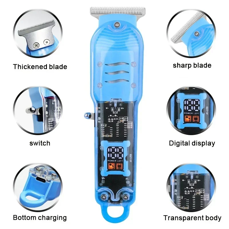 Transparante elektrische haark - Men Grooming Home recensie en prijs